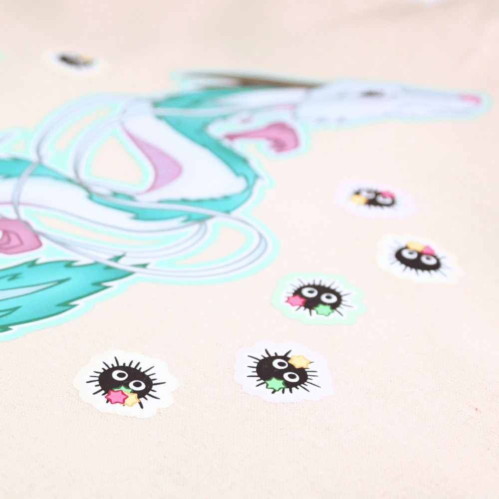 Totebag inspirado en El Viaje de Chihiro: ¡el dragón Haku! - Imagen 3