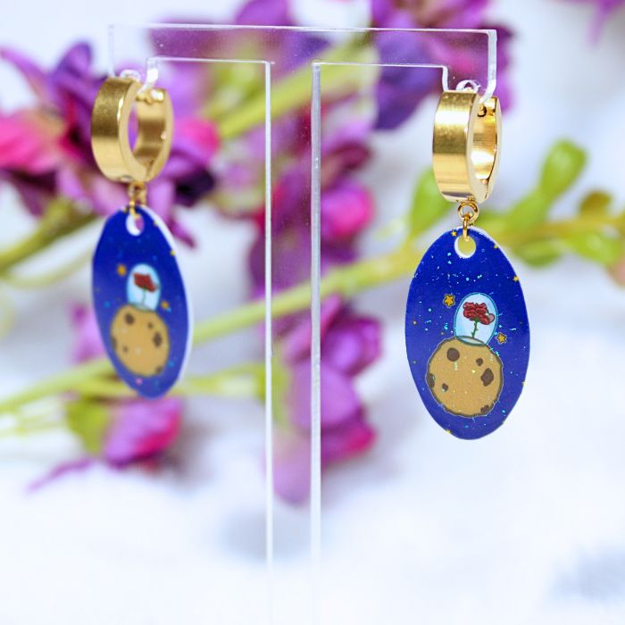 Conjunto de pendientes y pulsera inspirados en El Principito - Imagen 4
