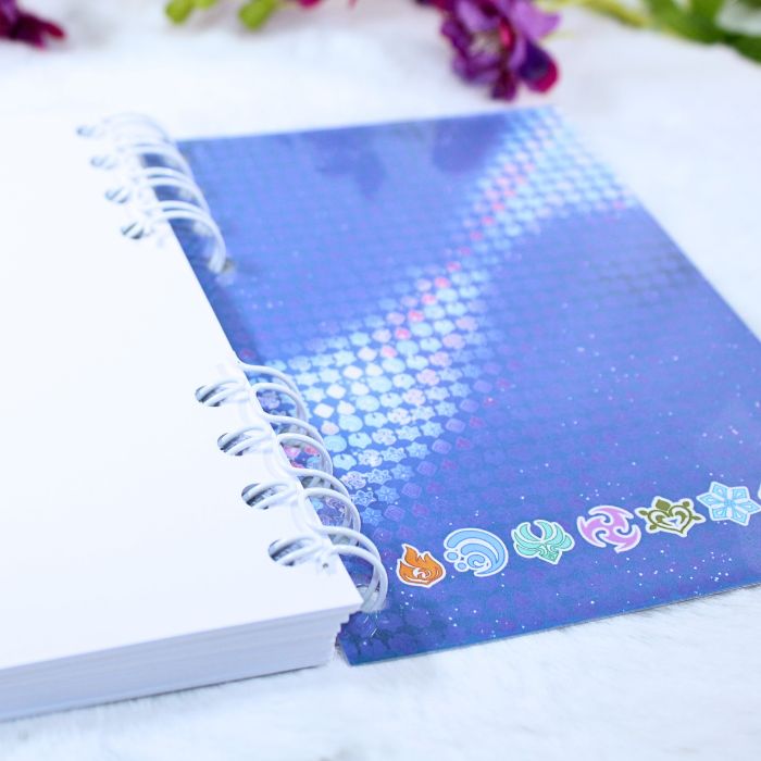 Cuaderno A6 inspirado en Genshin Impact (personalizable) - Imagen 4