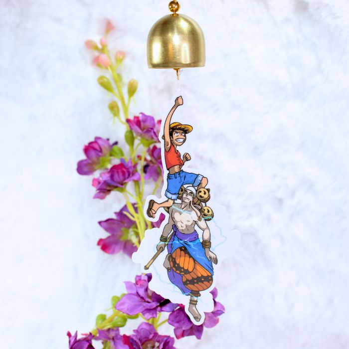 Campanilla dorada inspirada en One Piece: Luffy vs Enel (Skypiea) - Imagen 2