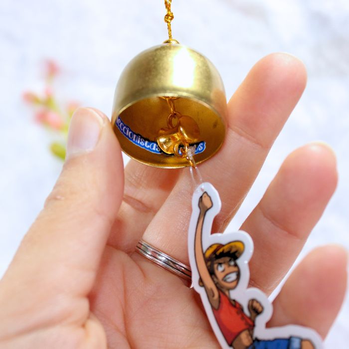 Campanilla dorada inspirada en One Piece: Luffy vs Enel (Skypiea) - Imagen 4