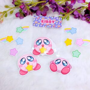 pack de pegatinas de vinilo inspiradas en kirby