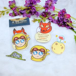 pack de pegatinas de vinilo inspiradas en el principito