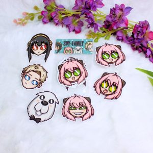 pack de pegatinas de vinilo inspiradas en Spy x Family