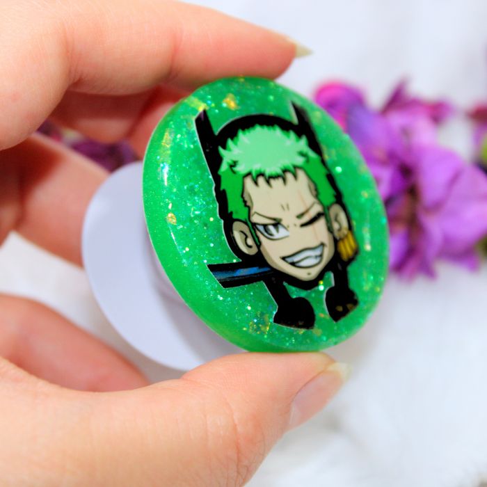 Pop socket de resina inspirado en Zoro (One Piece) - Imagen 3