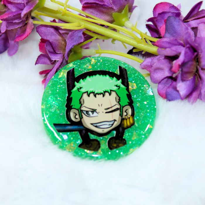 Pop socket de resina inspirado en Zoro (One Piece) - Imagen 4