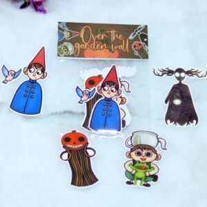 Pack de pegatinas de vinilo inspiradas en la mini serie Over the Garden Wall (Más allá del jardín).