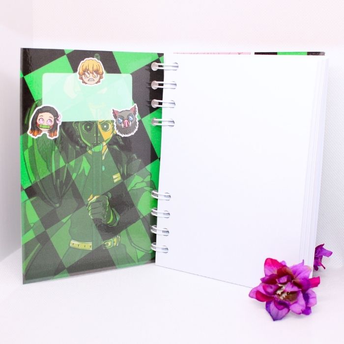 Cuaderno A6 inspirado en Demon Slayer - Imagen 3