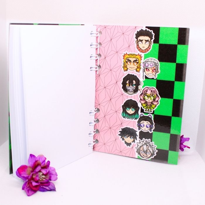 Cuaderno A6 inspirado en Demon Slayer - Imagen 4