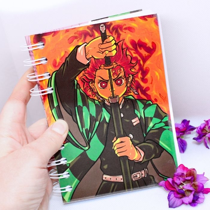Cuaderno A6 inspirado en Demon Slayer - Imagen 2