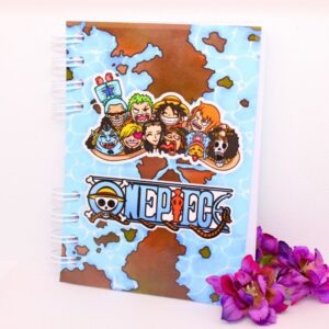 Cuaderno A6 inspirado en One Piece