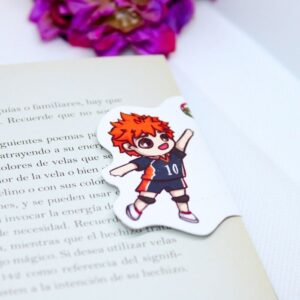 Marcapáginas magnético inspirado en Kageyama y Hinata (Haikyuu!!)