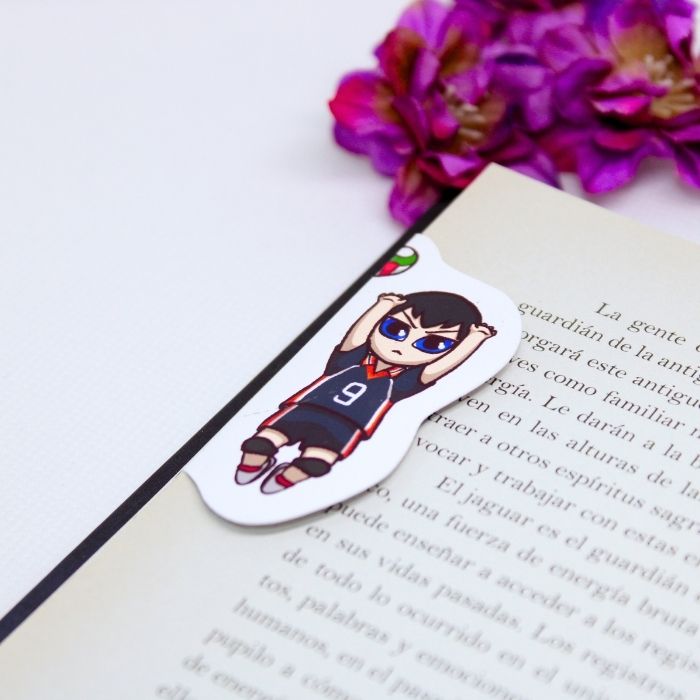 Marcapáginas magnético inspirado en Kageyama y Hinata (Haikyuu!!) - Imagen 5