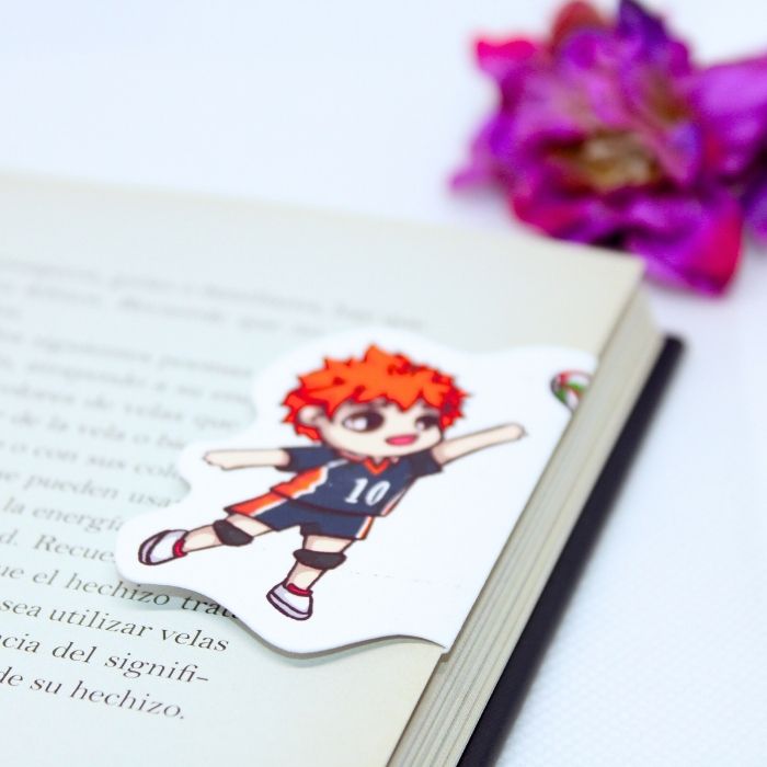 Marcapáginas magnético inspirado en Kageyama y Hinata (Haikyuu!!) - Imagen 3