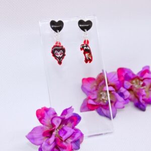 Pendientes de botón inspirados en Helluva Boss (EDICIÓN LIMITADA)