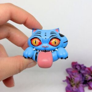 Imán Michi Derpy (Kpop Demon Hunters x Cats)